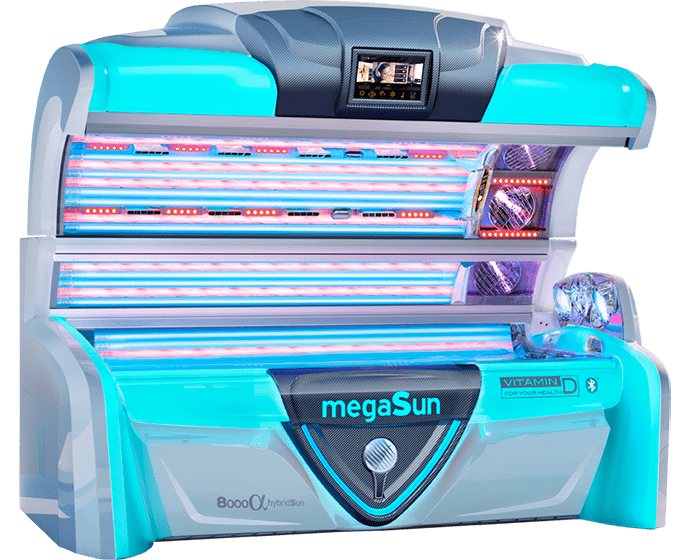 Megasun 8000 HybridSun im Beautysun - Dein Sonnenstudio und Solarium in Willich